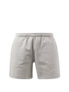 More Joy By Christopher Kane - Logo-embroidered Cotton-jersey Shorts - Mens - Grey