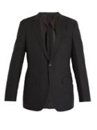 Matchesfashion.com Kilgour - Single Breasted Wool Blend Blazer - Mens - Charcoal