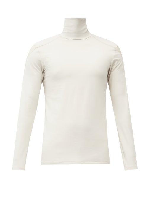 Matchesfashion.com 6 Moncler 1017 Alyx 9sm - Panelled Techical-jersey Top - Mens - Cream