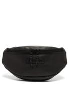Matchesfashion.com Ami - Logo Patch Leather Belt Bag - Mens - Black