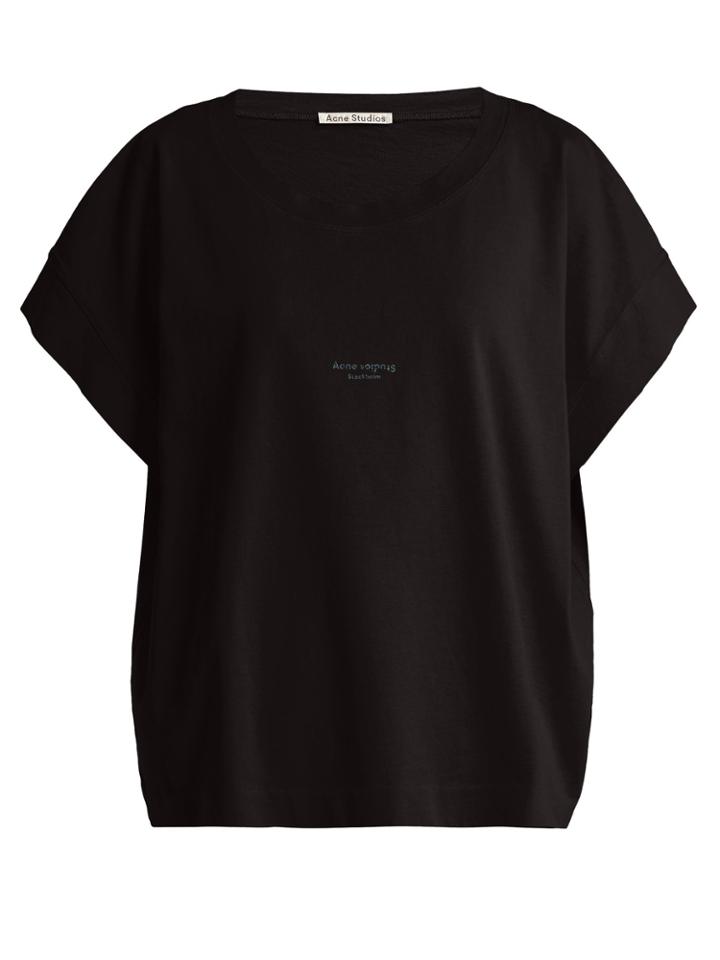 Acne Studios Tohnek Boat-neck Cotton T-shirt