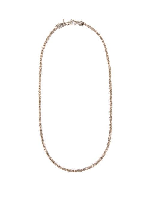 Emanuele Bicocchi - Byzantine Sterling-silver Chain Necklace - Mens - Silver