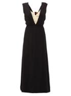Matchesfashion.com Colville - Layered-bodice Dress - Womens - Black White