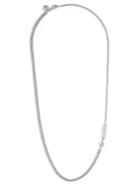 A.p.c. Collier Mael Logo-engraved Plaque Necklace