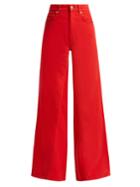 Ganni High-rise Wide-leg Jeans