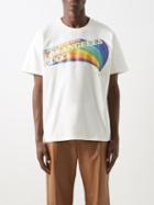 Gucci - Souvenir-print Cotton-jersey T-shirt - Mens - White Multi