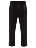 Gramicci - Cropped Cotton-twill Tapered-leg Trousers - Mens - Black