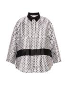 Moncler Gamme Rouge Chain-print Cape-jacket