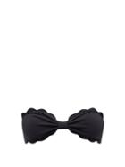 Marysia - Antibes Scalloped-edge Bikini Top - Womens - Black
