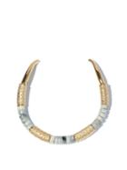 Matchesfashion.com Etro - Textured Metal & Resin Choker - Womens - Gold Multi