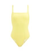 Matchesfashion.com Heidi Klein - Cancun Textured Swimsuit - Womens - Yellow