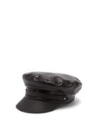Matchesfashion.com Lola Hats - Leather Sailor Cap - Womens - Black