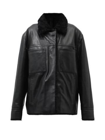 Altu - Reversible Shearling Jacket - Womens - Black