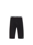 Matchesfashion.com Calvin Klein Performance - Logo-waistband Cotton-blend Jersey Shorts - Mens - Black