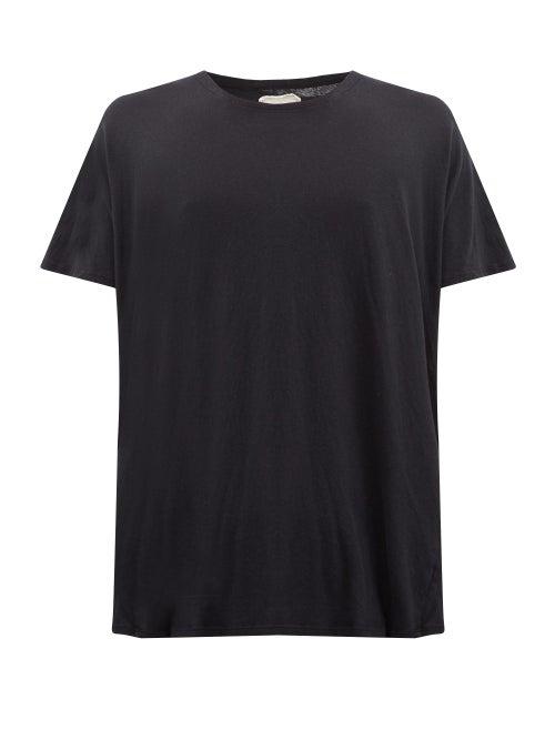 Matchesfashion.com Greg Lauren - Souvenir Printed Cotton-jersey T-shirt - Mens - Black