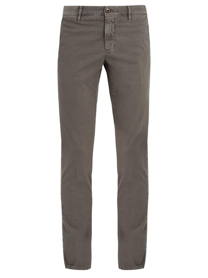 Incotex Slim-fit Mid-rise Trousers