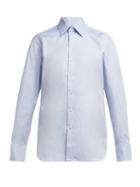 Matchesfashion.com Emma Willis - Cotton Oxford Shirt - Womens - Light Blue