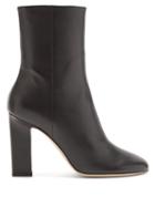 Matchesfashion.com Wandler - Carly Block-heel Leather Ankle Boots - Womens - Black