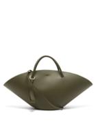 Matchesfashion.com Jil Sander - Sombrero Medium Leather Tote Bag - Womens - Khaki