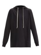 Matchesfashion.com Rick Owens Drkshdw - Oversized Cotton-jersey Hooded Sweatshirt - Mens - Black