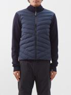 Capranea - Noirmont Wool And Shell Mid-layer Jacket - Mens - Navy