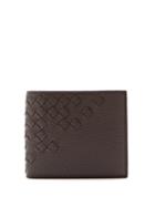 Matchesfashion.com Bottega Veneta - Brown Bi Fold Leather Wallet - Mens - Dark Brown