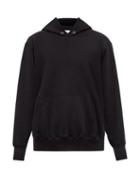 Les Tien - Brushed-back Cotton Hooded Sweatshirt - Mens - Black