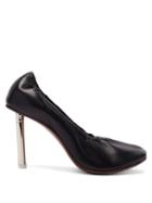 Matchesfashion.com Vetements - Lighter-heel Leather Ballerina Pumps - Womens - Black