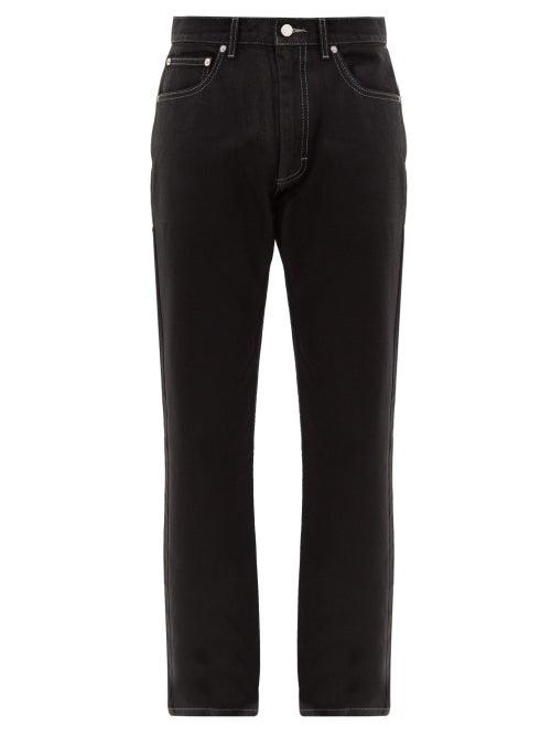 Matchesfashion.com Noon Goons - Zeros Coated Denim Jeans - Mens - Black