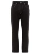 Matchesfashion.com Noon Goons - Zeros Coated Denim Jeans - Mens - Black
