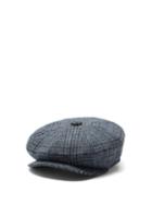 Lock & Co. Hatters - Murfield Check Wool-tweed Flat Cap - Mens - Blue