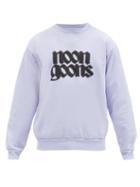 Matchesfashion.com Noon Goons - Knight Logo-print Cotton-jersey Sweatshirt - Mens - Light Purple