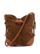 Isabel Marant - Taggy Braided Leather And Suede Cross-body Bag - Womens - Tan