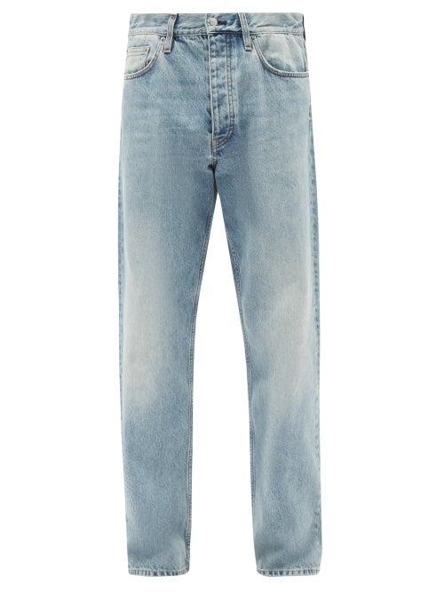 Sunflower - Relaxed-leg Organic-cotton Jeans - Mens - Blue