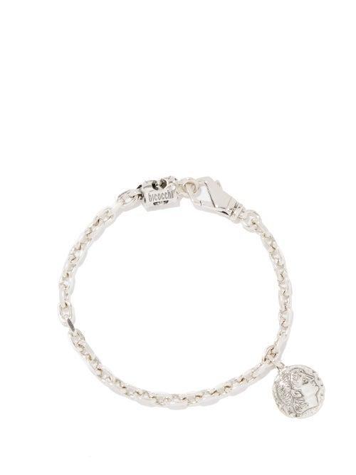 Emanuele Bicocchi - Coin Sterling-silver Bracelet - Mens - Silver