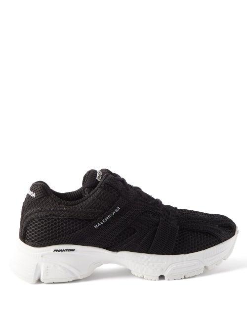 Balenciaga - Phantom Mesh Trainers - Womens - Black White