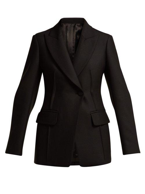 Matchesfashion.com Joseph - Sampson Single Breasted Twill Blazer - Womens - Black