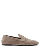 Matchesfashion.com Tod's - Suede Penny Loafers - Mens - Light Brown