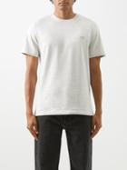 A.p.c. - Item Logo-print Cotton-jersey T-shirt - Mens - Grey