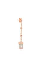 Matchesfashion.com Jacquie Aiche - Diamond, Tourmaline & Rose Gold Earring - Womens - Green