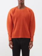 Homme Pliss Issey Miyake - Arc Technical-pleated Top - Mens - Orange