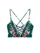 Mara Hoffman Maristar-print Multi-stap Reversible Bikini Top