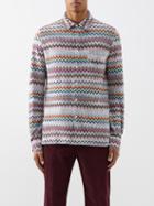 Missoni - Zigzag-print Cotton-blend Shirt - Mens - Multi