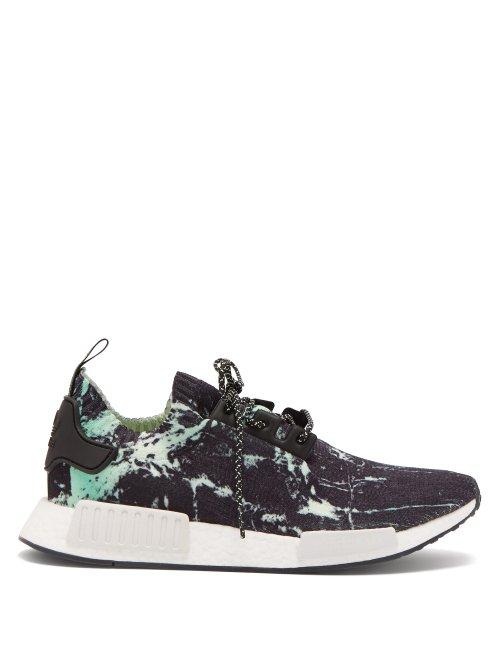 Matchesfashion.com Adidas Originals - Nmd R1 Primeknit Low Top Trainers - Mens - Black Green