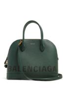 Matchesfashion.com Balenciaga - Ville M Leather Bag - Womens - Dark Green