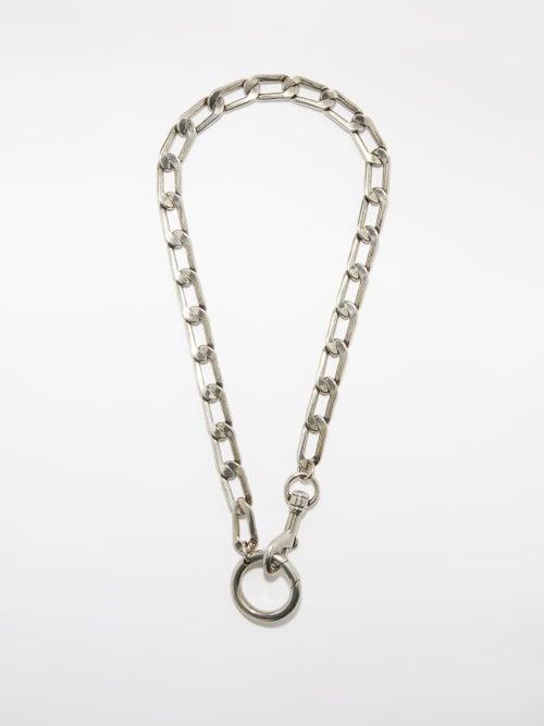 Balenciaga - Element Chain Choker Necklace - Womens - Silver