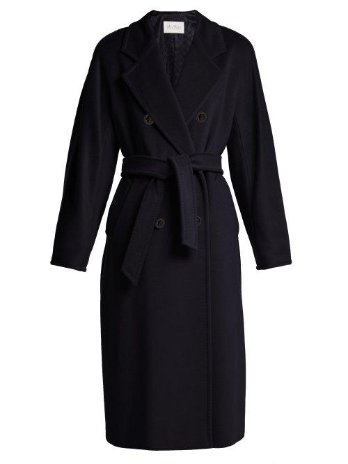 Matchesfashion.com Max Mara - Madame Coat - Womens - Navy