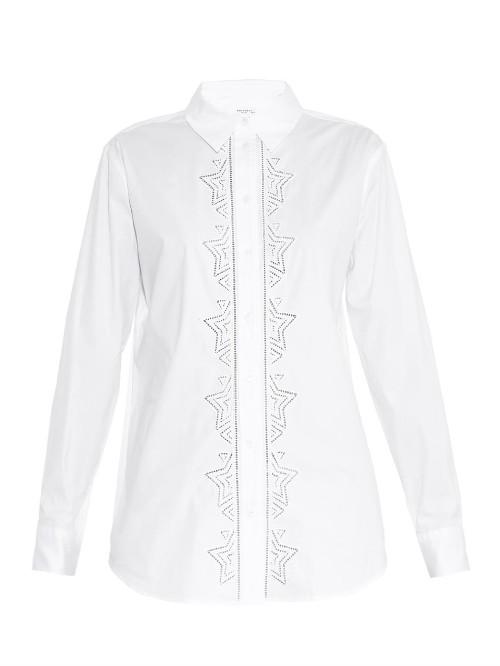 Equipment Reese Clean Embroidered Shirt