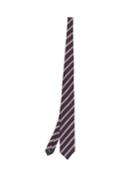 Ermenegildo Zegna Striped-jaquard Silk Tie