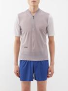 Soar - 2.0 Hot Weather Half-zip Mesh T-shirt - Mens - Grey